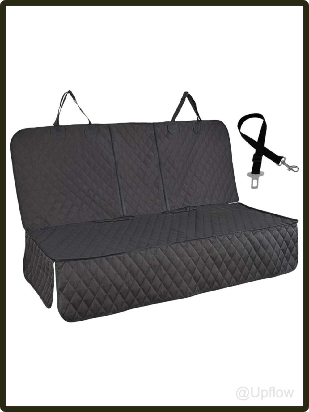 Waterproof Nonslip Dog Car Seat Cover Backseat Pet Protector Side Flap Machine